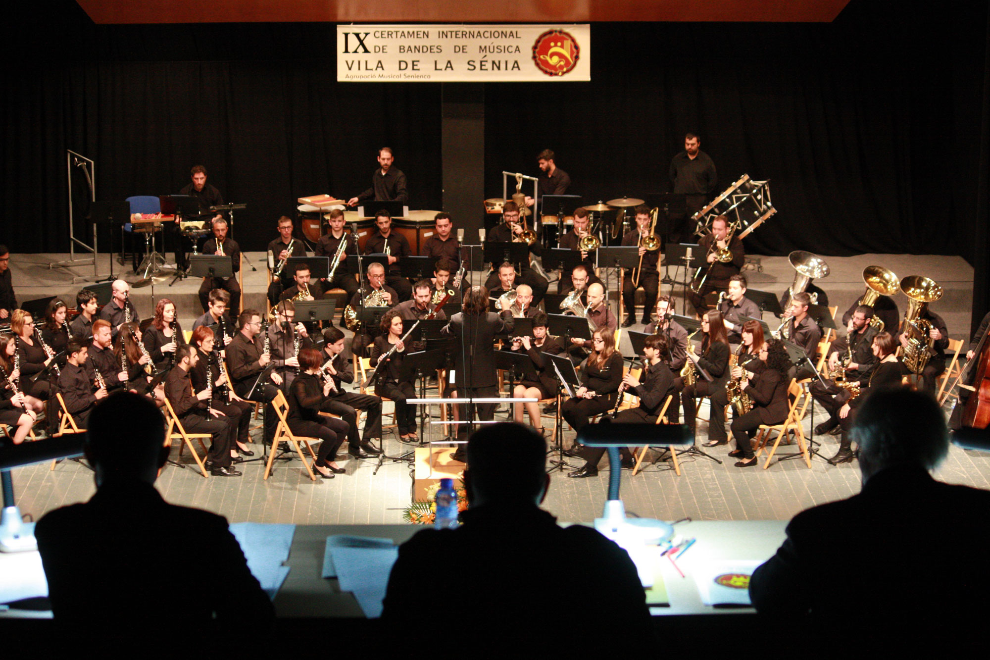 Banda de música actuant al Certamen